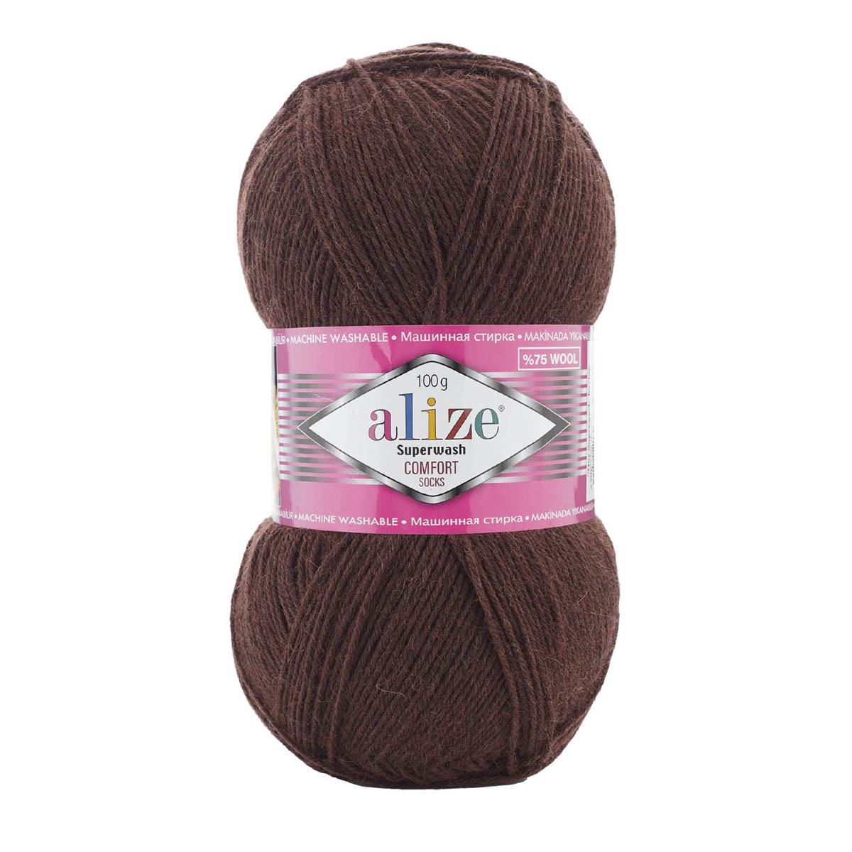 Пряжа ALIZE 'Superwash Comfort Socks' 100г, 420м, SW шерсть, 845 кокосовый орех, 5 мотков
Пряжа ALIZE 'Superwash Comfort Socks' 100г, 420м, SW шерсть, 845 кокосовый орех, 5 мотков