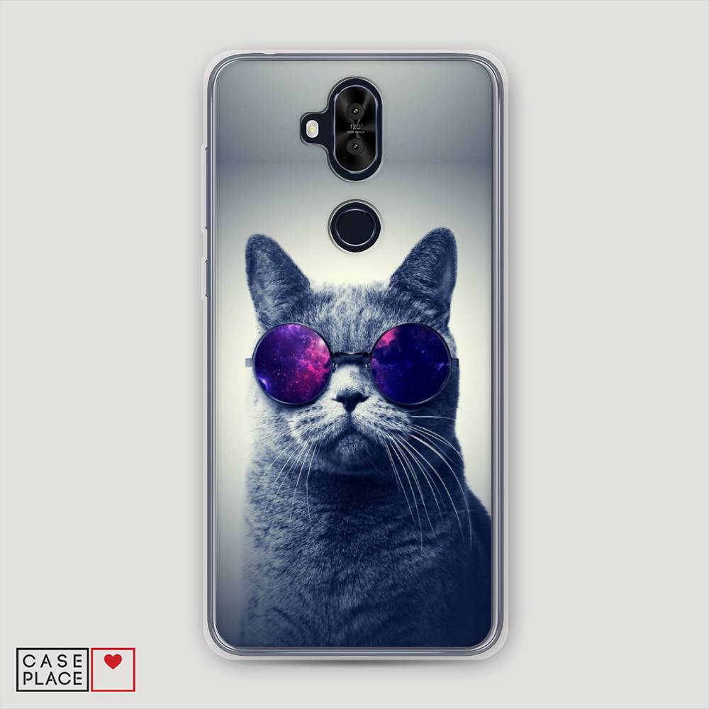 фото Чехол awog "космический кот" для asus zenfone 5 lite (zc600kl)