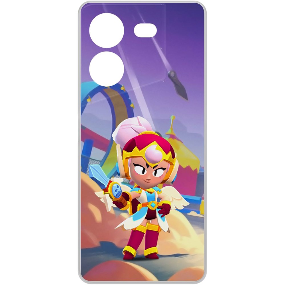 Чехол-накладка Krutoff Clear Case Brawl Stars-Валькирия Джанет для TECNO Pova 5, Прозрачный
Чехол-накладка Krutoff Clear Case Brawl Stars-Валькирия Джанет для TECNO Pova 5, Прозрачный