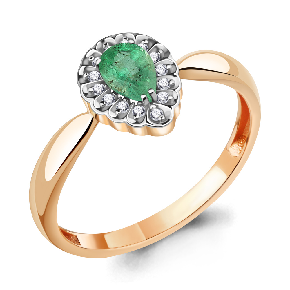 Кольцо из красного золота с бриллиантом р. 17,5 Aquamarine 964098Ак_585_кз, 964098Ак_585_кз
Кольцо из красного золота с бриллиантом р. 17,5 Aquamarine 964098Ак_585_кз, 964098Ак_585_кз