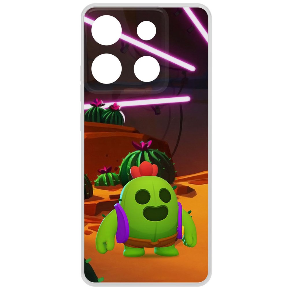 Чехол-накладка Krutoff Clear Case Brawl Stars-Спайк для INFINIX Smart 7 Plus, Прозрачный
Чехол-накладка Krutoff Clear Case Brawl Stars-Спайк для INFINIX Smart 7 Plus, Прозрачный