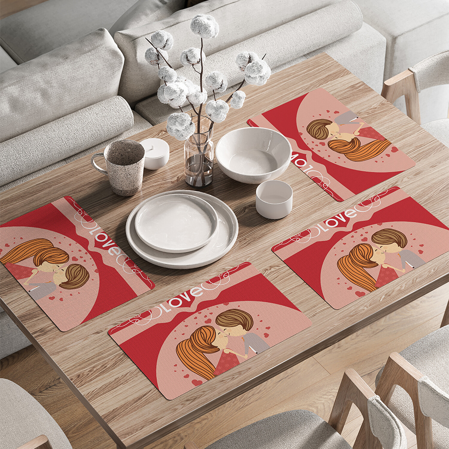 Комплект тканевых салфеток JoyArty My love для сервировки стола 46x30 см, 4шт, Красный, My love
Комплект тканевых салфеток JoyArty My love для сервировки стола 46x30 см, 4шт, Красный, My love