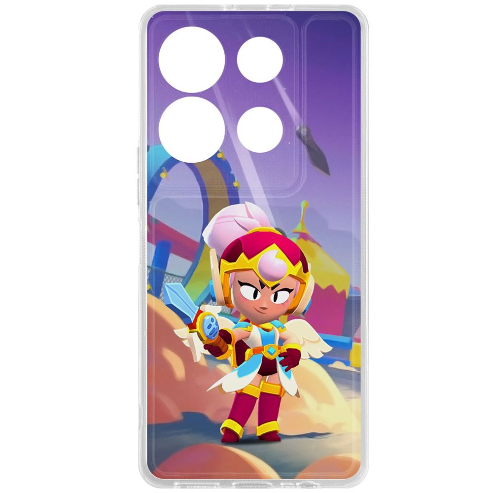 Чехол-накладка Krutoff Clear Case Brawl Stars-Валькирия Джанет для INFINIX Note 30 VIP, Прозрачный
Чехол-накладка Krutoff Clear Case Brawl Stars-Валькирия Джанет для INFINIX Note 30 VIP, Прозрачный