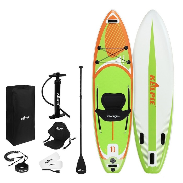 KELPIE SUP-доска надувная универсальная KELPIE 10" 305 х 80 х 15 см, Зеленый;оранжевый
KELPIE SUP-доска надувная универсальная KELPIE 10" 305 х 80 х 15 см, Зеленый;оранжевый