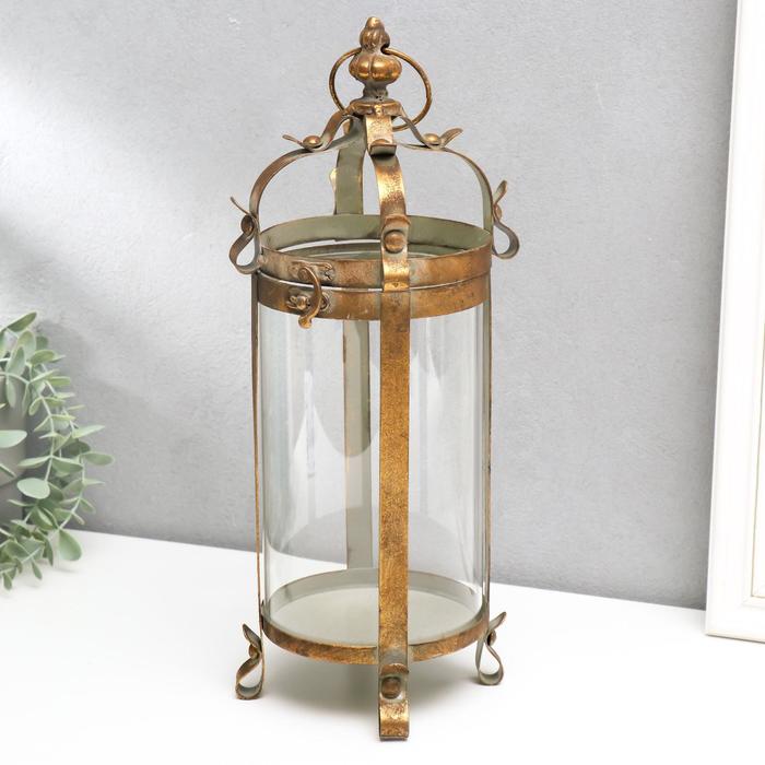 Подсвечник металл на 1 свечу Стратег состаренное золото 38х15,5х15,5 см
Подсвечник металл на 1 свечу Стратег состаренное золото 38х15,5х15,5 см