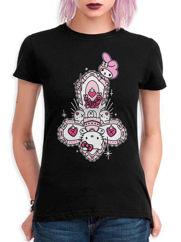 Футболка женская DreamShirts Studio Hello Kitty / Хеллоу Китти / Аниме черная XL, Черный, Hello Kitty / Хеллоу Китти / Аниме
Футболка женская DreamShirts Studio Hello Kitty / Хеллоу Китти / Аниме черная XL, Черный, Hello Kitty / Хеллоу Китти / Аниме