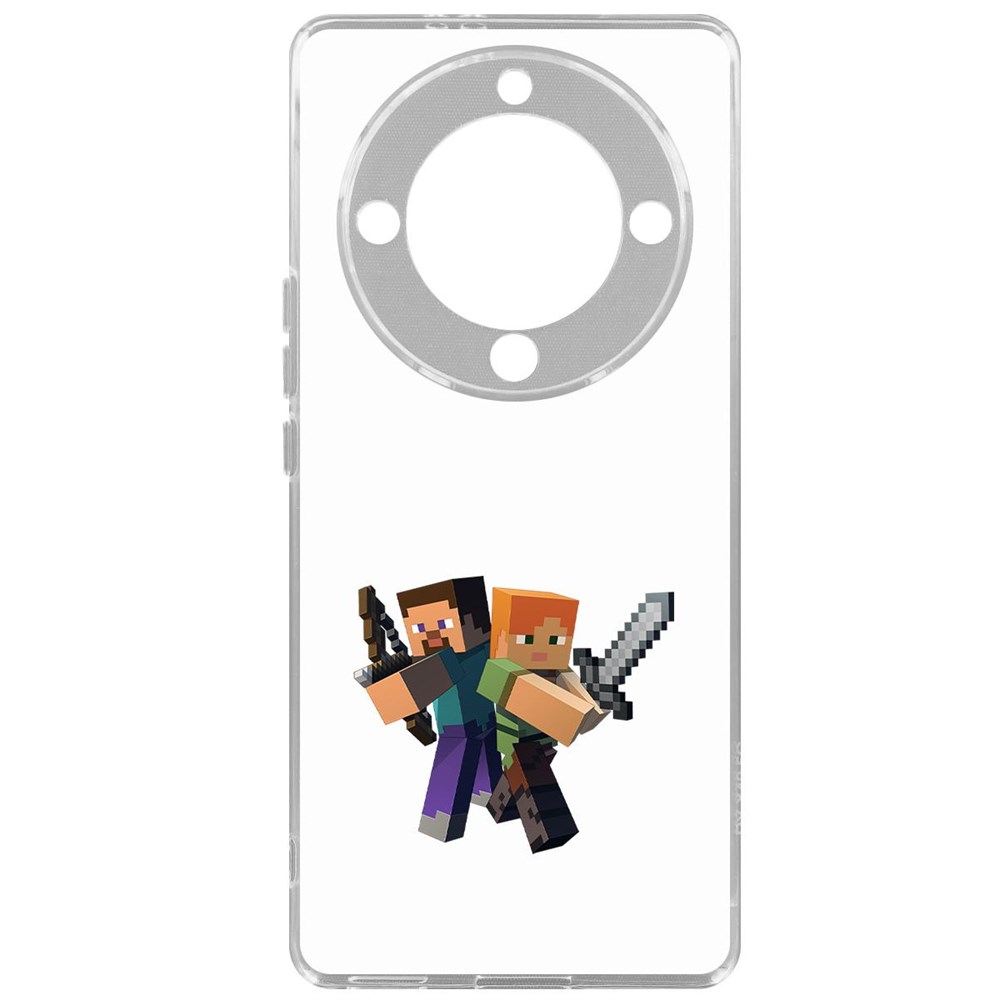 Чехол-накладка Krutoff Clear Case Minecraft-Стив и Алекс для Honor Magic 5 Lite, Прозрачный
Чехол-накладка Krutoff Clear Case Minecraft-Стив и Алекс для Honor Magic 5 Lite, Прозрачный