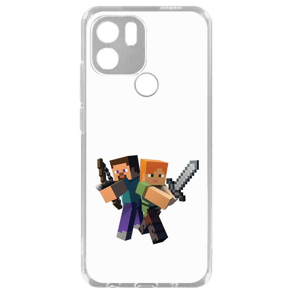 Чехол-накладка Krutoff Clear Case Minecraft-Стив и Алекс для Xiaomi Poco C51, Прозрачный
Чехол-накладка Krutoff Clear Case Minecraft-Стив и Алекс для Xiaomi Poco C51, Прозрачный