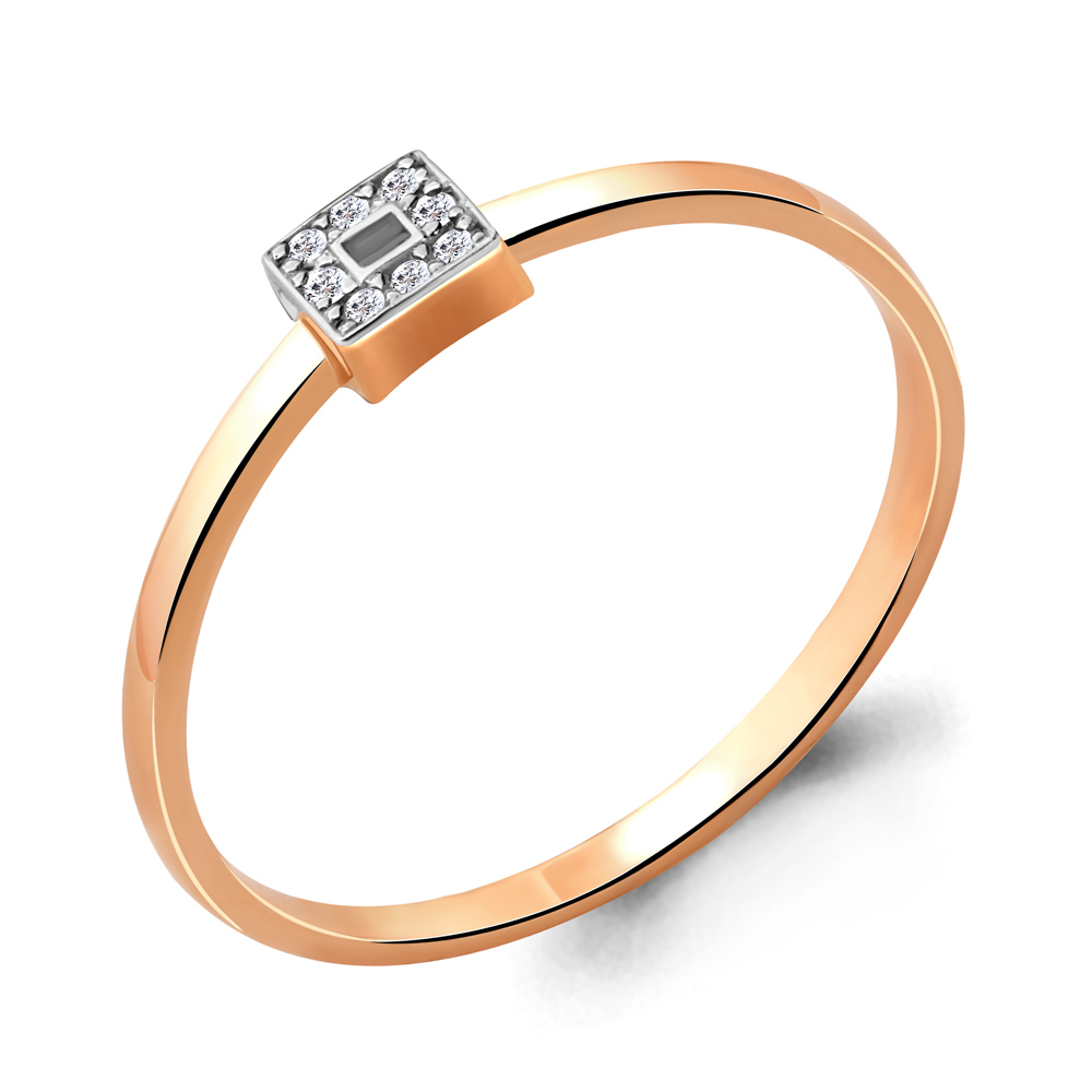 Кольцо из красного золота с бриллиантом р. 15,5 Aquamarine 963627Ак_585_кз, 963627Ак_585_кз
Кольцо из красного золота с бриллиантом р. 15,5 Aquamarine 963627Ак_585_кз, 963627Ак_585_кз