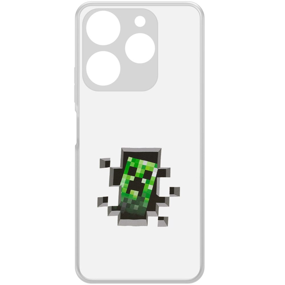 Чехол-накладка Krutoff Clear Case Minecraft-Крипер для TECNO Spark 10 Pro, Прозрачный
Чехол-накладка Krutoff Clear Case Minecraft-Крипер для TECNO Spark 10 Pro, Прозрачный