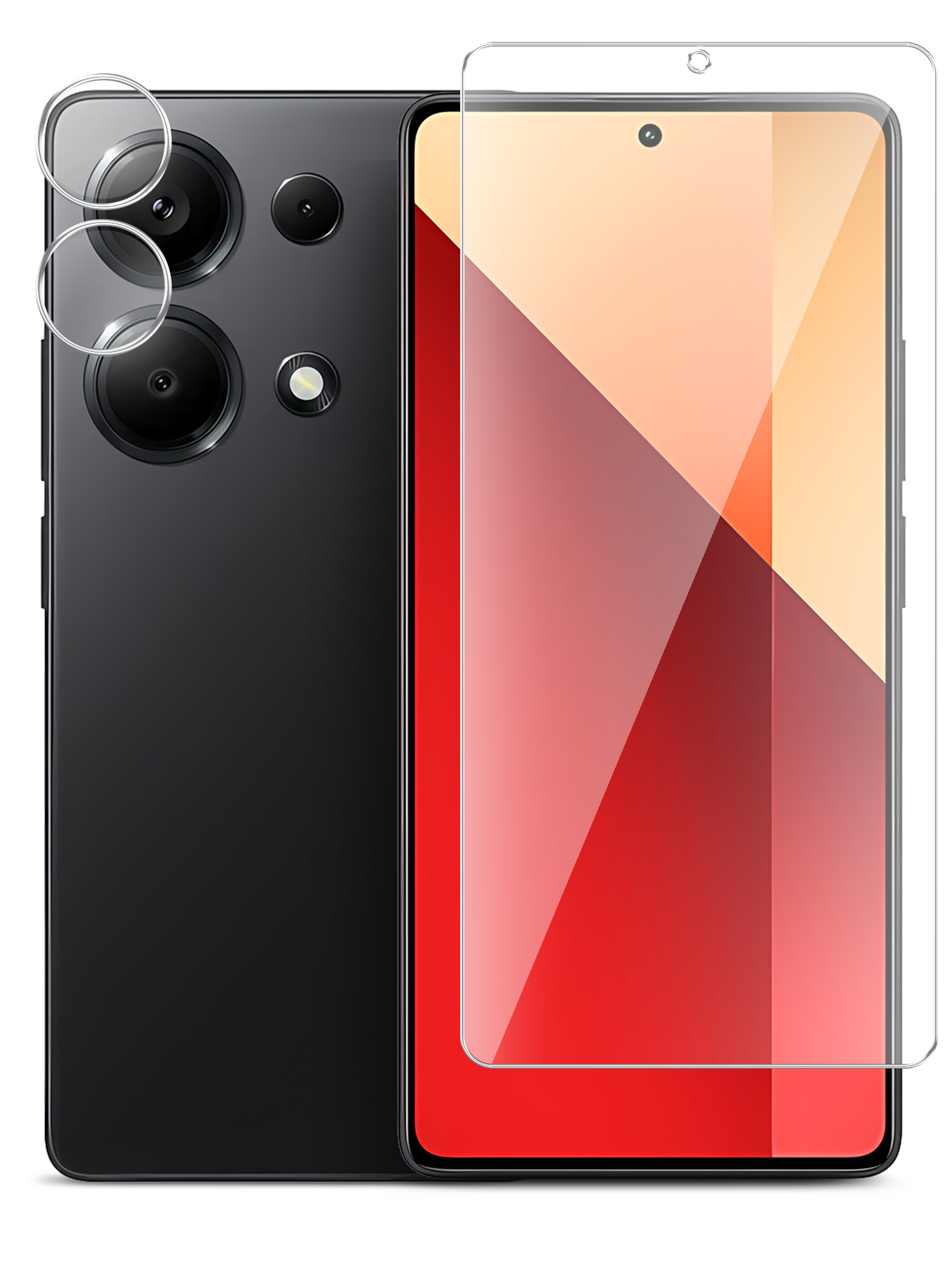 Защитное стекло для Xiaomi Redmi Note 13 Pro 4G/Poco M6 Pro на экран и камеру гибридное, Xiaomi Redmi Note 13 Pro 4G/Poco M6 Pro
Защитное стекло для Xiaomi Redmi Note 13 Pro 4G/Poco M6 Pro на экран и камеру гибридное, Xiaomi Redmi Note 13 Pro 4G/Poco M6 Pro