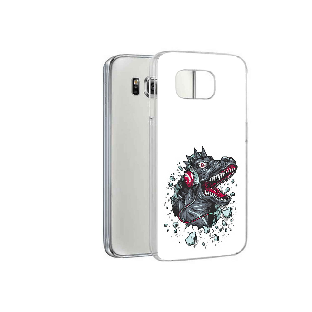 Чехол MyPads Tocco для Samsung Galaxy S6 Нарисованный динозавр в наушниках, Прозрачный, Tocco
Чехол MyPads Tocco для Samsung Galaxy S6 Нарисованный динозавр в наушниках, Прозрачный, Tocco