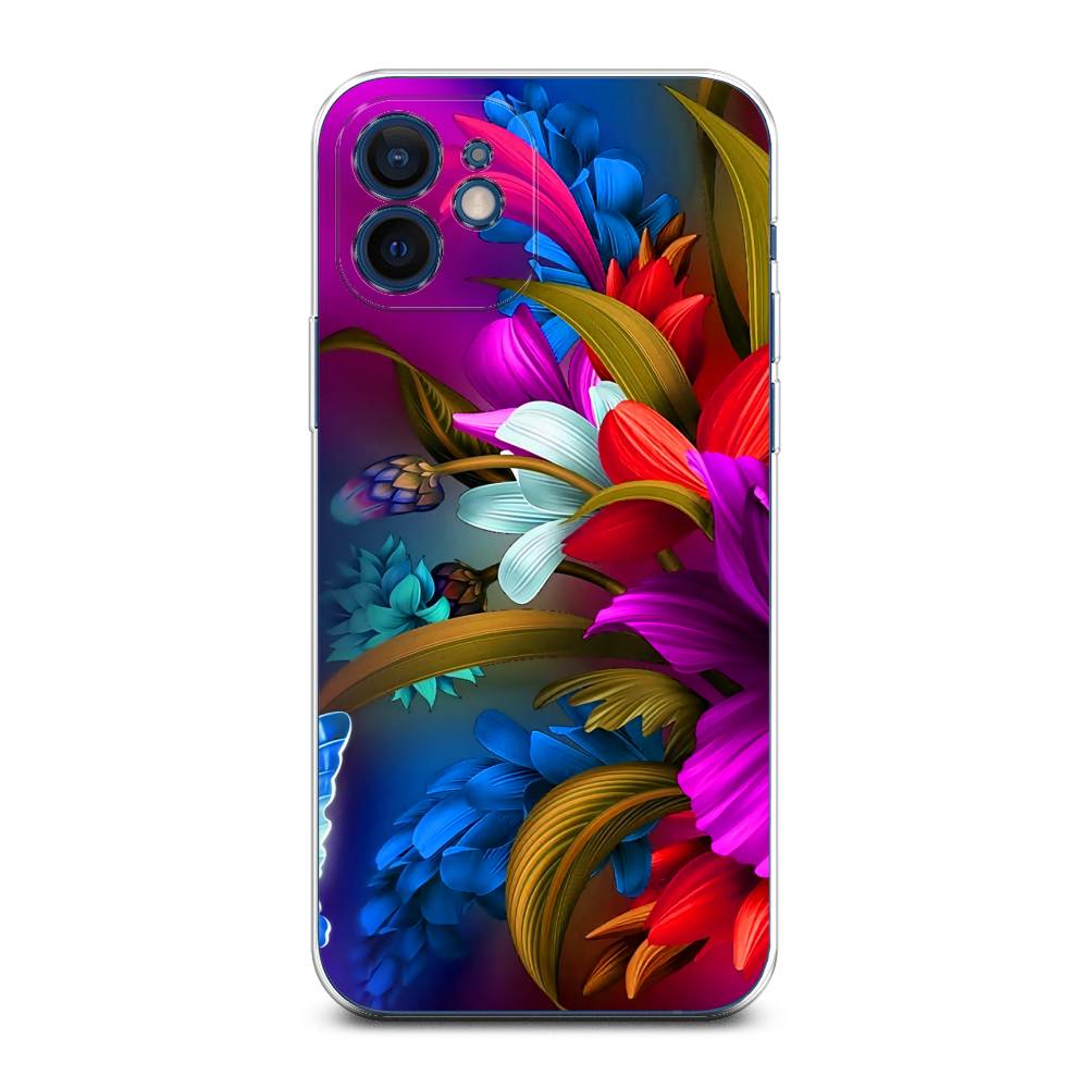 Чехол для Apple iPhone 12 Mini "Фантастические цветы", Фиолетовый;красный;синий, 12650-2
Чехол для Apple iPhone 12 Mini "Фантастические цветы", Фиолетовый;красный;синий, 12650-2
