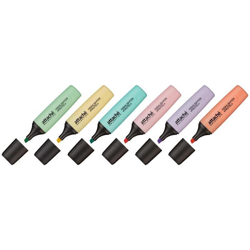 Набор маркеров-текстовыделителей Attache Selection Pastel (1-5мм, 6 цветов) 6шт., 24 уп., Разноцветный
Набор маркеров-текстовыделителей Attache Selection Pastel (1-5мм, 6 цветов) 6шт., 24 уп., Разноцветный