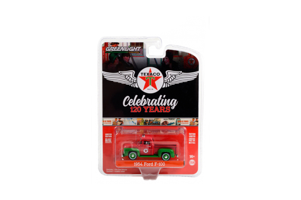 Модель коллекционная GREENLIGHT Ford F-100 "texaco celebrating 120 years" 1954 red/green, Красный
Модель коллекционная GREENLIGHT Ford F-100 "texaco celebrating 120 years" 1954 red/green, Красный