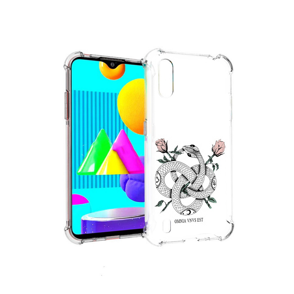 Чехол MyPads Tocco для Samsung Galaxy M01 нарисованная змея абстракция (PT151401.486.502), Прозрачный, Tocco 
Чехол MyPads Tocco для Samsung Galaxy M01 нарисованная змея абстракция (PT151401.486.502), Прозрачный, Tocco