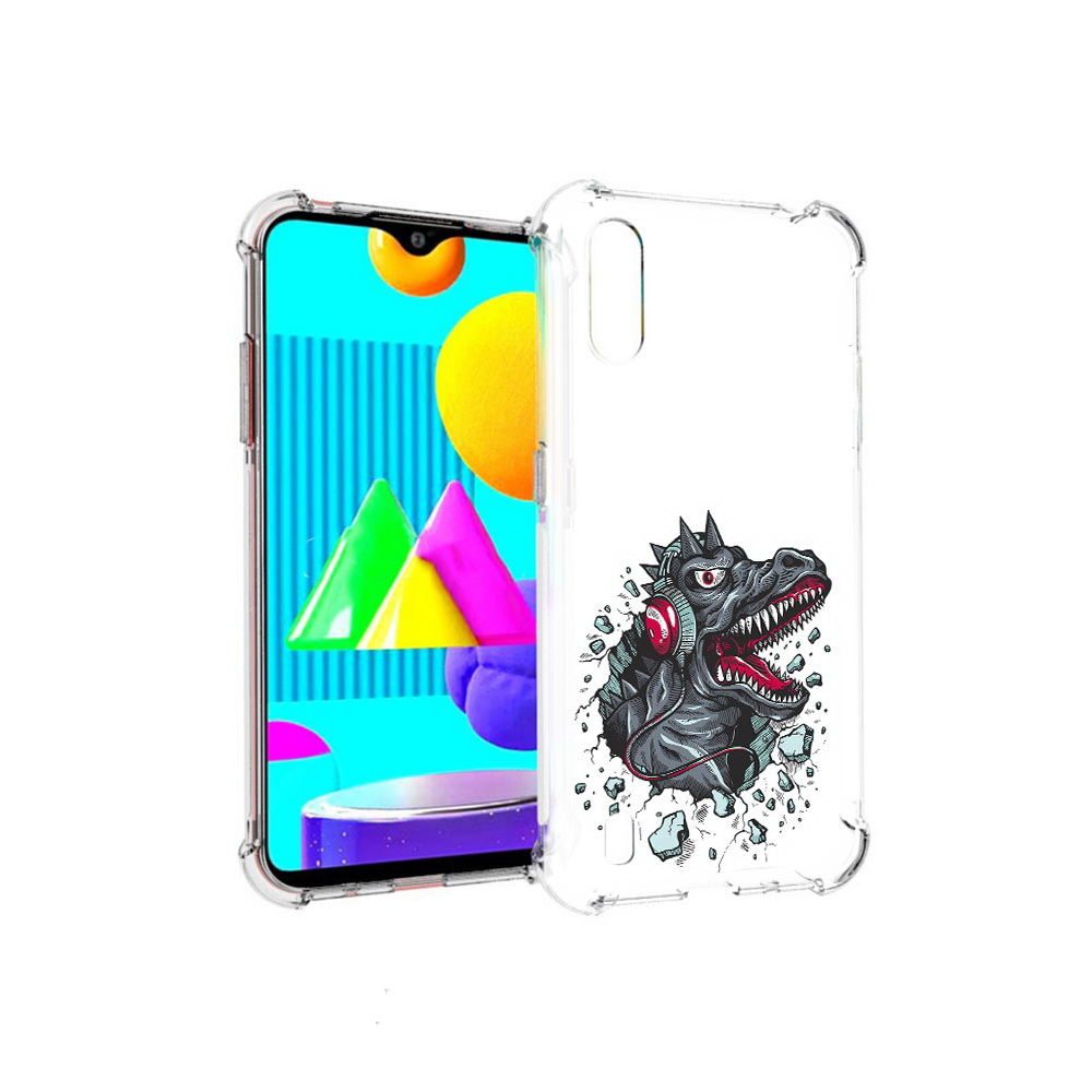 Чехол MyPads Tocco для Samsung Galaxy M01 Нарисованный динозавр в наушниках, Прозрачный, Tocco
Чехол MyPads Tocco для Samsung Galaxy M01 Нарисованный динозавр в наушниках, Прозрачный, Tocco