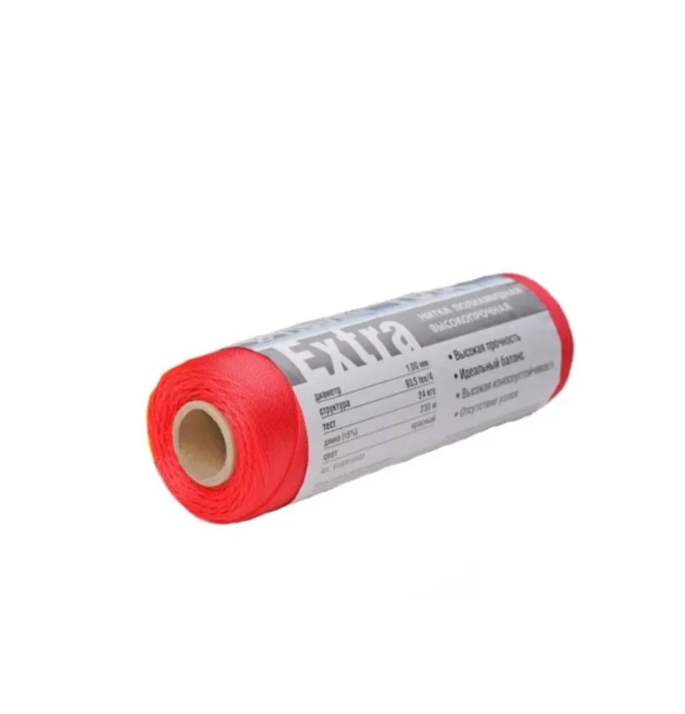 Нитки капроновые (полиамидные) Петроканат Extra, 100 г. 93,5tex*4 (1,00 мм), 230 м,, Красный, Extra
Нитки капроновые (полиамидные) Петроканат Extra, 100 г. 93,5tex*4 (1,00 мм), 230 м,, Красный, Extra