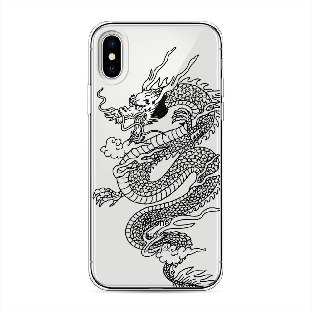 Чехол на Apple iPhone XS "Большой китайский дракон", Черный;серый, 11850-1
Чехол на Apple iPhone XS "Большой китайский дракон", Черный;серый, 11850-1