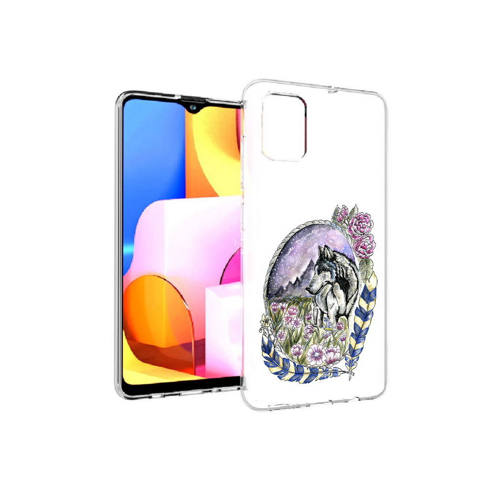 Чехол MyPads Tocco для Samsung Galaxy A71 нарисованный волк в цветах с перьями, Прозрачный, Tocco
Чехол MyPads Tocco для Samsung Galaxy A71 нарисованный волк в цветах с перьями, Прозрачный, Tocco