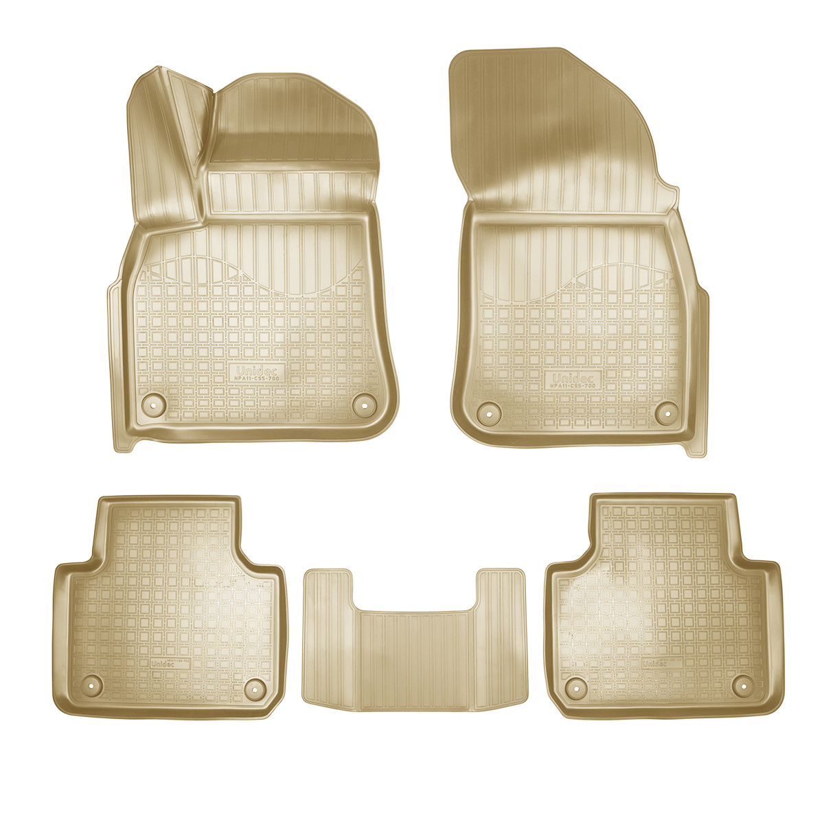 Ковры в салон Norplast/Unidec для Volkswagen Touareg III (2018-)Полиуретан,Бежевый, арт.NP 
Ковры в салон Norplast/Unidec для Volkswagen Touareg III (2018-)Полиуретан,Бежевый, арт.NP