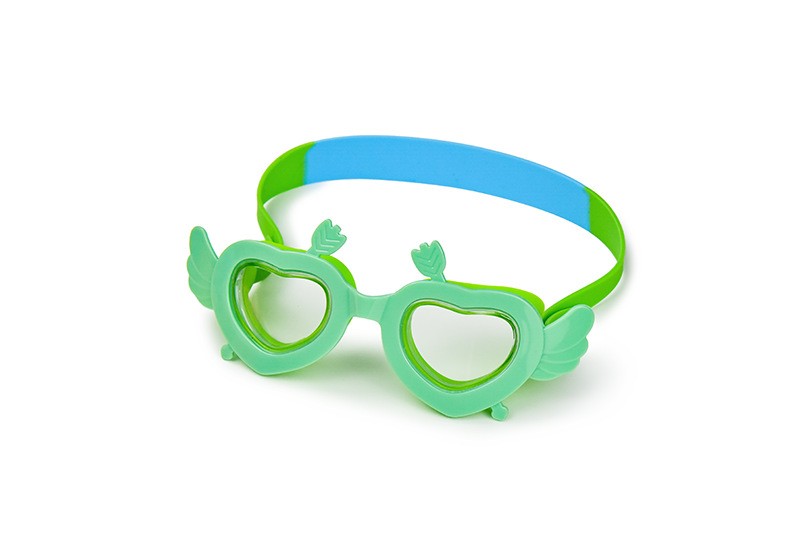 фото Очки для плавания mystyle детские, 6-15 лет, зеленые, af, от uva, uvb, силикон