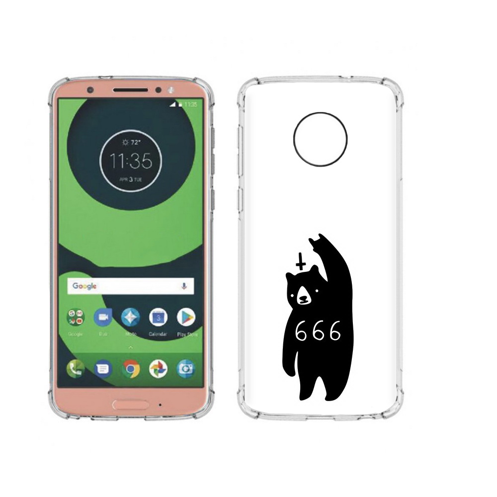 Чехол MyPads Tocco для Motorola Moto G6 медведь 666 (PT99805.376.462), Прозрачный, Tocco
Чехол MyPads Tocco для Motorola Moto G6 медведь 666 (PT99805.376.462), Прозрачный, Tocco