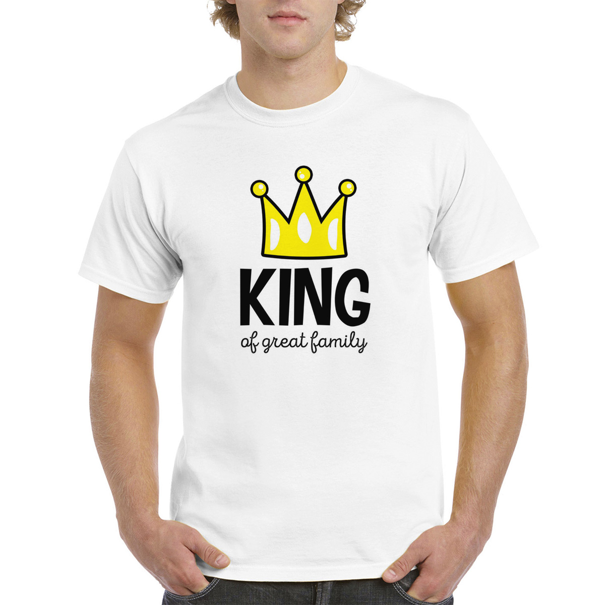 Футболка CoolPodarok Прикол. Семья. King of great family. Король прекрасной семьи. Папа, Белый, M0151825
Футболка CoolPodarok Прикол. Семья. King of great family. Король прекрасной семьи. Папа, Белый, M0151825