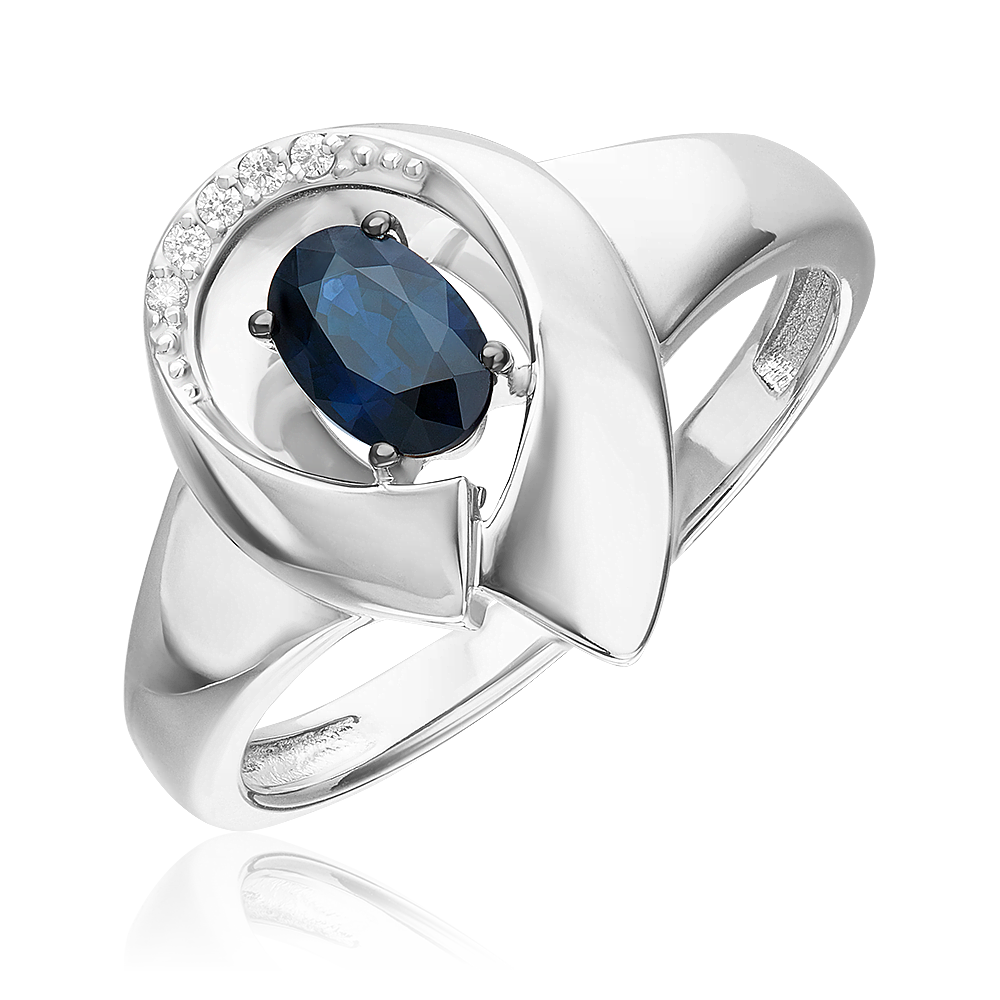 Кольцо из белого золота р. 18 PLATINA jewelry 01-5747-00-105-1120, сапфир/бриллиант, 01-5747-00-105-1120
Кольцо из белого золота р. 18 PLATINA jewelry 01-5747-00-105-1120, сапфир/бриллиант, 01-5747-00-105-1120