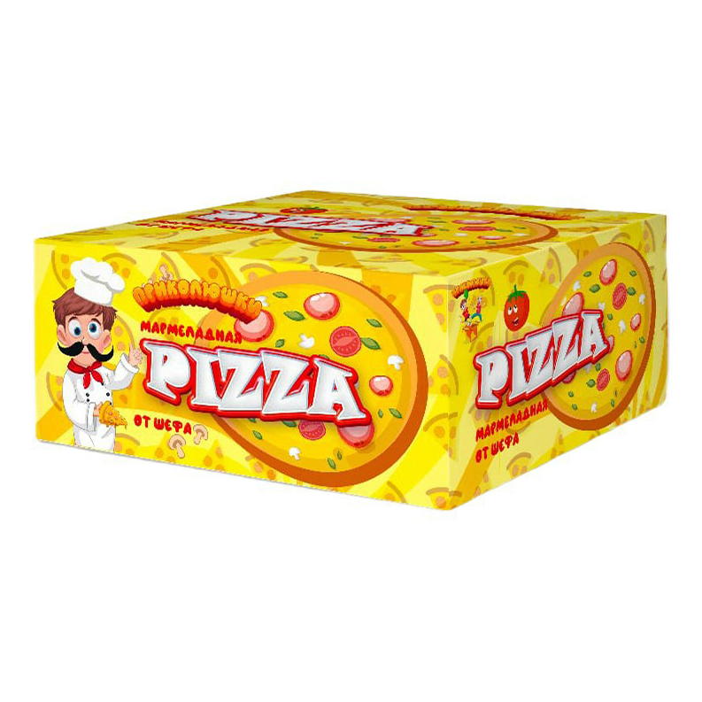 Мармелад Приколюшки Pizza от шефа жевательный 18 г х 36 шт 
Мармелад Приколюшки Pizza от шефа жевательный 18 г х 36 шт