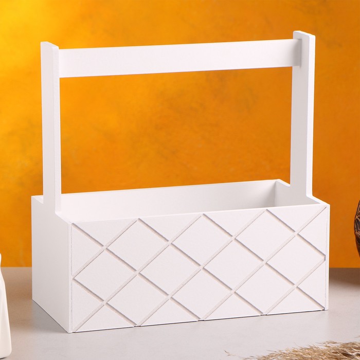 Кашпо деревянное Эллада большая, сетка, с ручкой, белый, 2512,510 (25) см
Кашпо деревянное Эллада большая, сетка, с ручкой, белый, 2512,510 (25) см