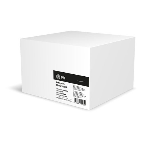 Фотобумага Cactus CS-GA6250500ED, A6, для струйной печати, 500л, 250г/м2 белая глянцевая, Белый, CS-GA6250500ED
Фотобумага Cactus CS-GA6250500ED, A6, для струйной печати, 500л, 250г/м2 белая глянцевая, Белый, CS-GA6250500ED