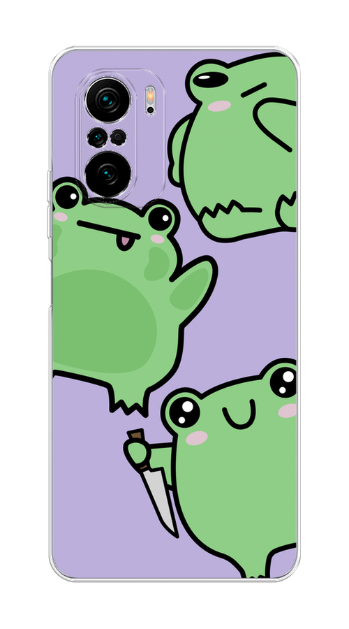 Чехол на Poco F3, Xiaomi Redmi K40/Mi 11i "Опасные лягушата", Фиолетовый;зеленый;черный, 312650-1
Чехол на Poco F3, Xiaomi Redmi K40/Mi 11i "Опасные лягушата", Фиолетовый;зеленый;черный, 312650-1