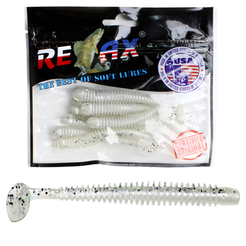 Мягкая силиконовая приманка риппер RELAX TEXAS LAMINAT (L037 (White Pearl, Clear-black,, Белый, Texas Laminat
Мягкая силиконовая приманка риппер RELAX TEXAS LAMINAT (L037 (White Pearl, Clear-black,, Белый, Texas Laminat