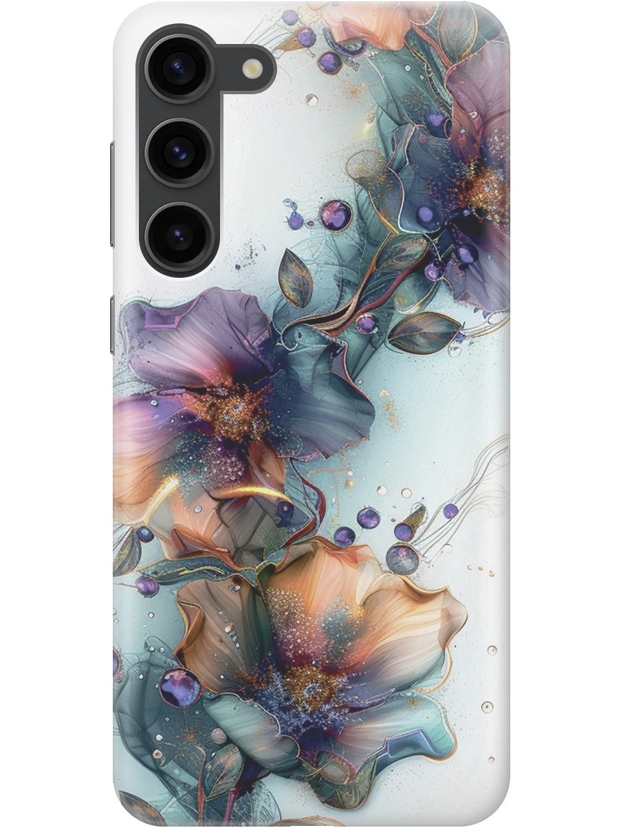 Силиконовый чехол на Samsung Galaxy S23+ с принтом "Мистические цветы", Прозрачный;белый;зеленый, 767959310
Силиконовый чехол на Samsung Galaxy S23+ с принтом "Мистические цветы", Прозрачный;белый;зеленый, 767959310