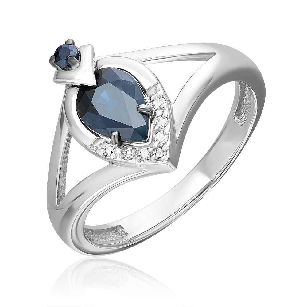 Кольцо из белого золота р. , PLATINA jewelry 01-5733-00-105-1120, сапфир/бриллиант, 01-5733-00-105-1120
Кольцо из белого золота р. , PLATINA jewelry 01-5733-00-105-1120, сапфир/бриллиант, 01-5733-00-105-1120