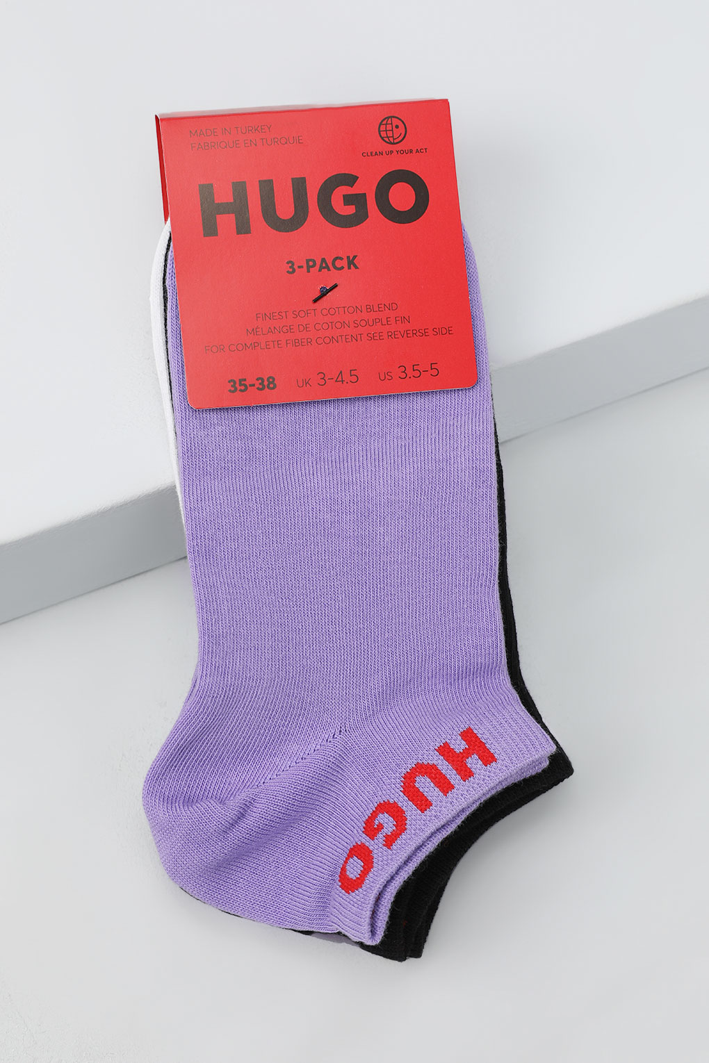 Комплект носков женских HUGO BOSS 50516397 разноцветных - 3 пары, Разноцветный, 50516397
Комплект носков женских HUGO BOSS 50516397 разноцветных - 3 пары, Разноцветный, 50516397