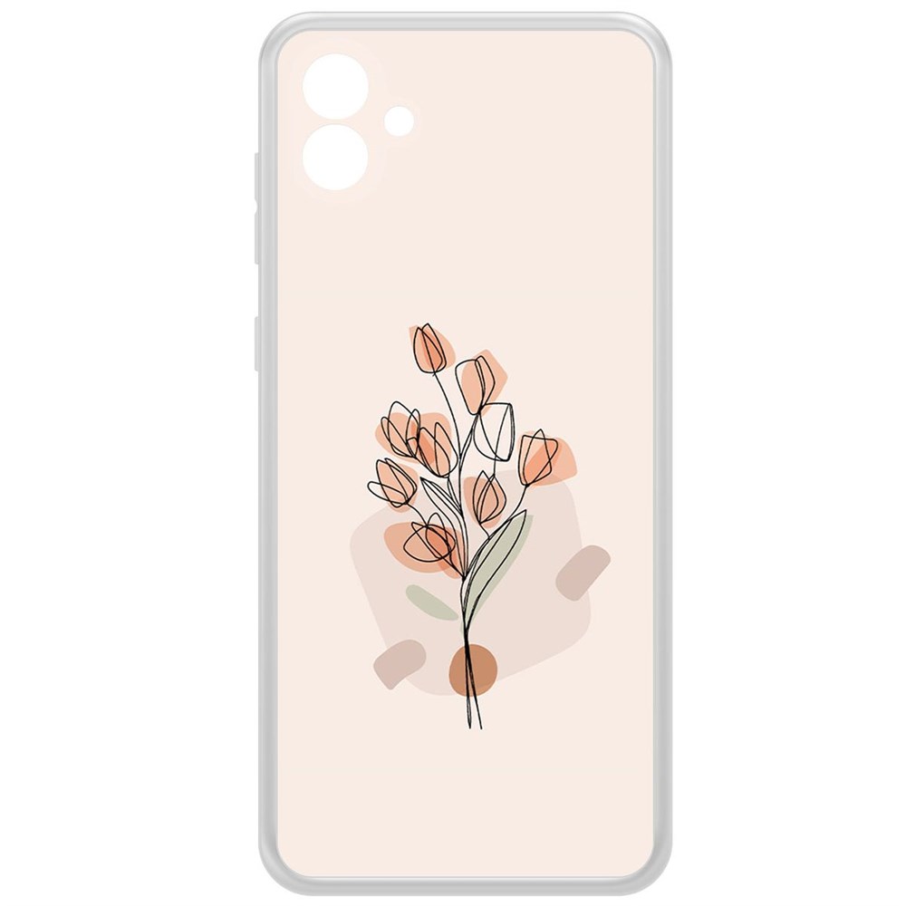 Чехол-накладка Krutoff Clear Case Букет тюльпанов для Samsung Galaxy A04e (A042), Прозрачный
Чехол-накладка Krutoff Clear Case Букет тюльпанов для Samsung Galaxy A04e (A042), Прозрачный