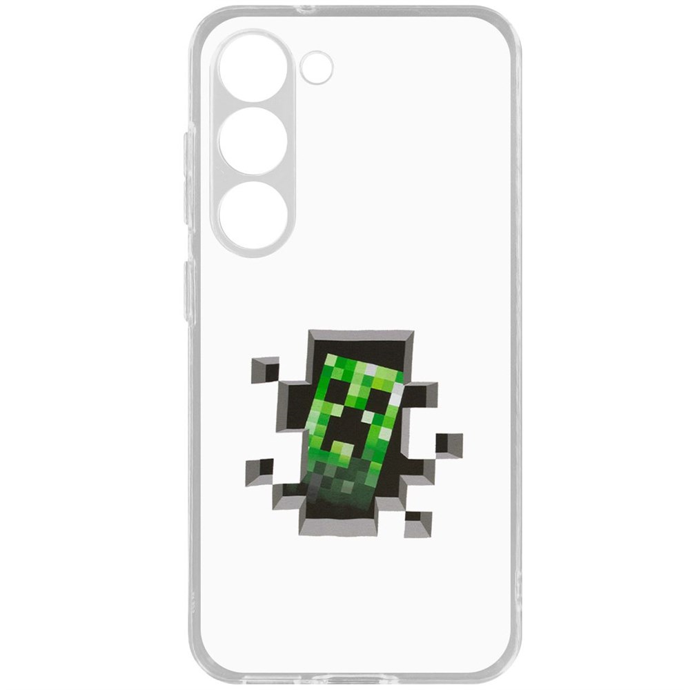 Чехол-накладка Krutoff Clear Case Minecraft-Крипер для Samsung Galaxy S23, Прозрачный
Чехол-накладка Krutoff Clear Case Minecraft-Крипер для Samsung Galaxy S23, Прозрачный