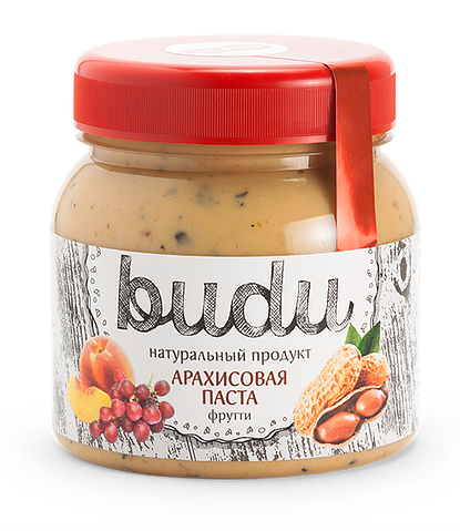 Паста Budu арахисовая фрутти 250 г
Паста Budu арахисовая фрутти 250 г