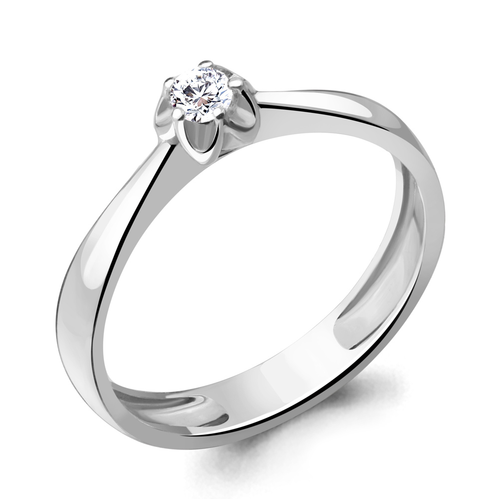 Кольцо помолвочное из белого золота с бриллиантом р. Aquamarine 961291_585_бз, 961291_585_бз
Кольцо помолвочное из белого золота с бриллиантом р. Aquamarine 961291_585_бз, 961291_585_бз