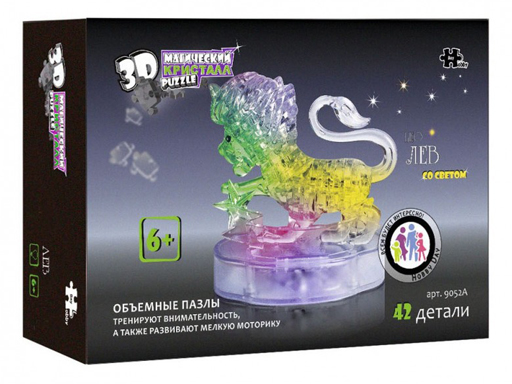 Пазл 3D Castorland с подсветкой Лев 9052А, 42 деталей, 3d49 
Пазл 3D Castorland с подсветкой Лев 9052А, 42 деталей, 3d49