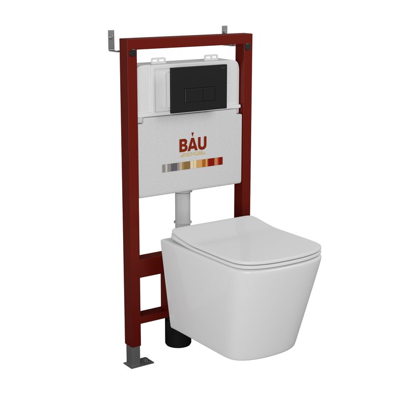 Комплект BAU 6 в 1: инсталляция BAU PRO,Унитаз Bau Stil,сиденье,клавиша BAU Hotel, 10745
Комплект BAU 6 в 1: инсталляция BAU PRO,Унитаз Bau Stil,сиденье,клавиша BAU Hotel, 10745