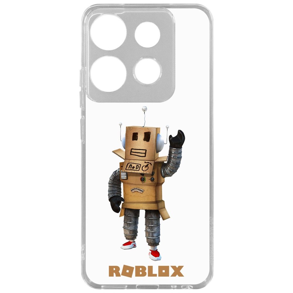 Чехол-накладка Krutoff Clear Case Roblox-Мистер Робот для TECNO Spark Go 2023, Прозрачный
Чехол-накладка Krutoff Clear Case Roblox-Мистер Робот для TECNO Spark Go 2023, Прозрачный