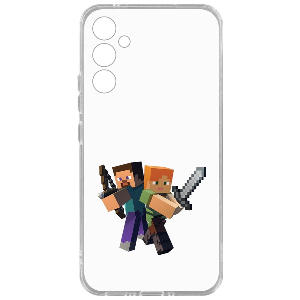 Чехол-накладка Krutoff Clear Case Minecraft-Стив и Алекс для Samsung Galaxy A34 5G, Прозрачный
Чехол-накладка Krutoff Clear Case Minecraft-Стив и Алекс для Samsung Galaxy A34 5G, Прозрачный