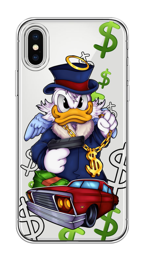 Чехол на Apple iPhone X "Scrooge McDuck with a Gold Chain", Красный;синий;белый, 11050-6
Чехол на Apple iPhone X "Scrooge McDuck with a Gold Chain", Красный;синий;белый, 11050-6