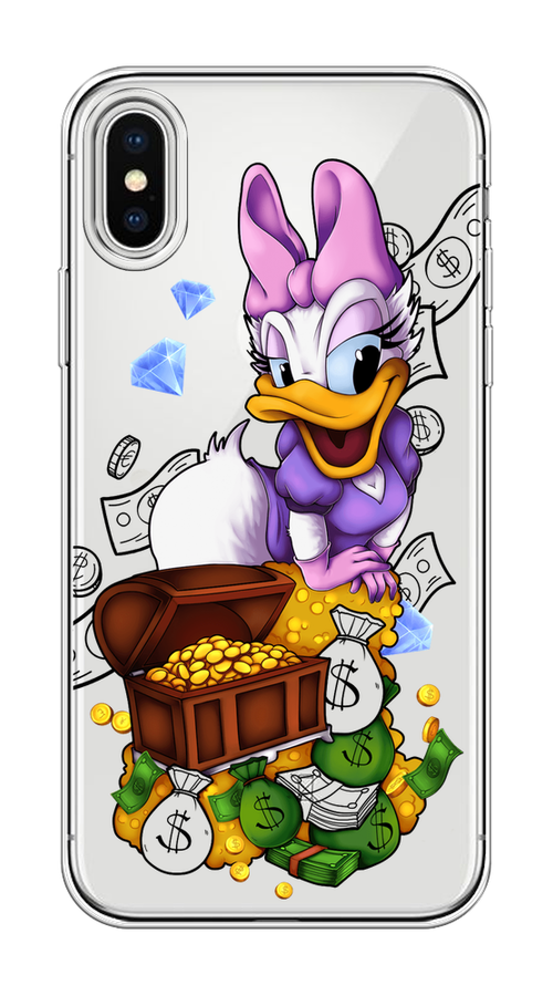 Чехол на Apple iPhone X "Rich Daisy Duck", Коричневый;белый;фиолетовый, 11050-6
Чехол на Apple iPhone X "Rich Daisy Duck", Коричневый;белый;фиолетовый, 11050-6