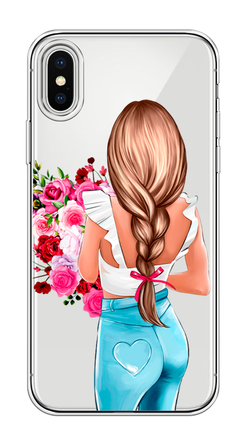 Чехол на Apple iPhone X "Девушка с цветами", Коричневый;розовый;бирюзовый, 11050-6
Чехол на Apple iPhone X "Девушка с цветами", Коричневый;розовый;бирюзовый, 11050-6