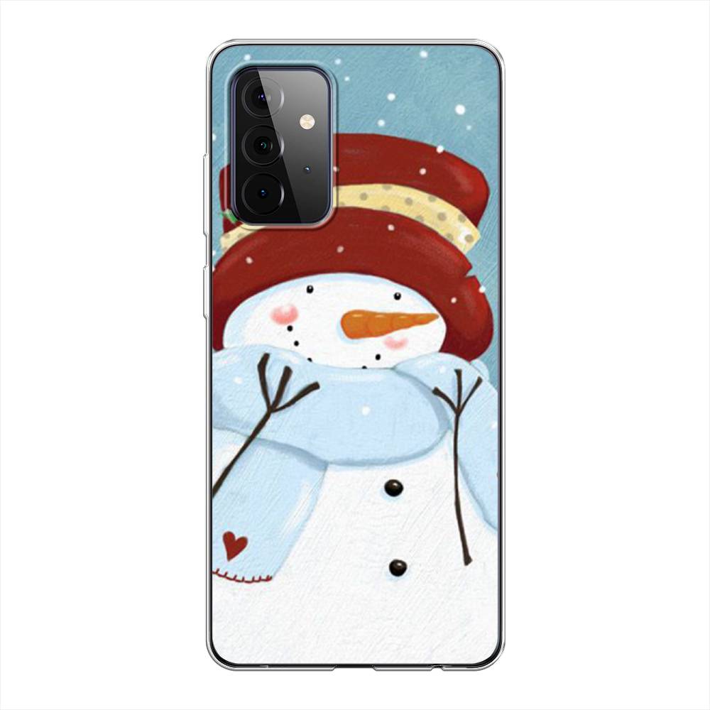 Чехол на Samsung Galaxy A72 "Застенчивый снеговик", Голубой;белый;красный, 2101950-5
Чехол на Samsung Galaxy A72 "Застенчивый снеговик", Голубой;белый;красный, 2101950-5