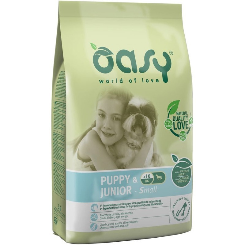 Сухой корм для щенков Oasy Dry Dog Puppy & Junior Small, курица, 1кг, Dry Dog Puppy & Junior Small
Сухой корм для щенков Oasy Dry Dog Puppy & Junior Small, курица, 1кг, Dry Dog Puppy & Junior Small